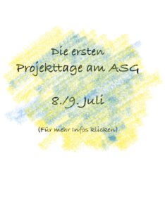 Plakat Projekttage 2025